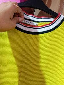 ONLY Fluorescent Green T-Shirt