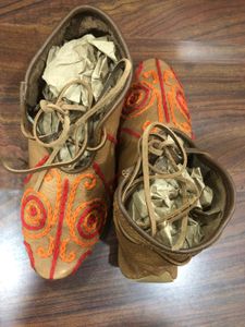 Embroidered Casual Leather Shoes Ladies Size EU 37