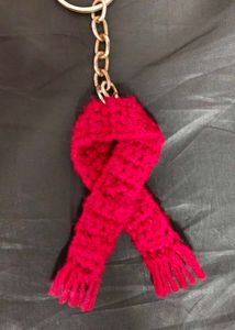 Mikasa scarf keychain