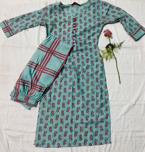 Ladies Kurta Set M Size Measurements Available