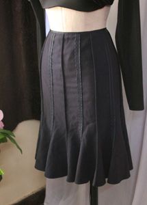 Marks And Spencer Chic Navy Blue Skirt