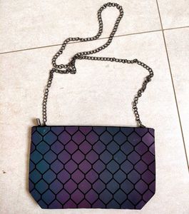 Multicolored Reflecting Sling Bag