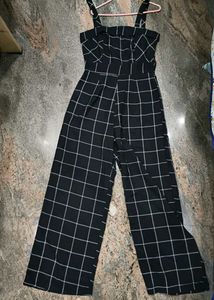 Chic Plaid Jumpsuit
