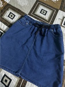 Denim Mini Skirt
