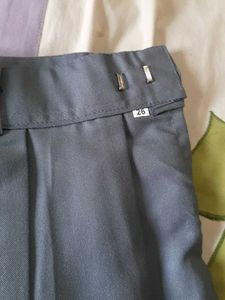Pleated Blue Skirt