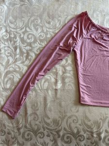 Pink Long Sleeve Top