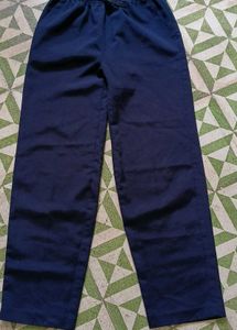 Navy Blue Casual Pants