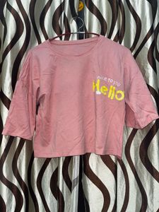 Cute Pink Hello T-Shirt