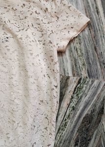 Max White Netted Top