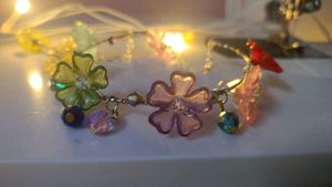 Floral Charm Bracelet