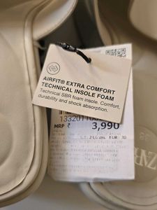 ZARA Airfit White Platform Sandals