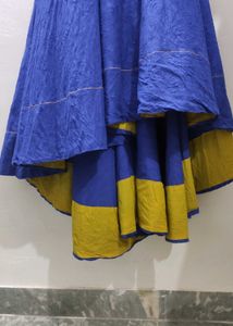 Blue Embroidered Dress