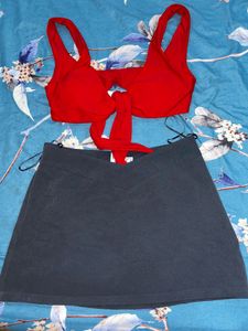 2 Sexy Tops &amp; Mini Skirt Combo