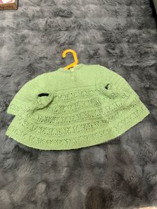 2 Cute Knitted Baby Dresses