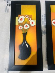 Framed Floral Art - Set of 2