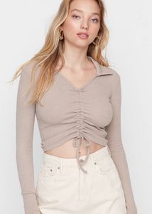 Trendyol Drawstring Full Sleeves Top