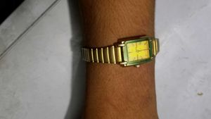 Vintage Gold-Tone Watch Band Only Bettry Khatam Ha