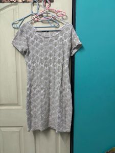 Patterned Bodycon Dress