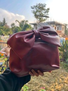 Red Bow Shape Classy Handbag🎀