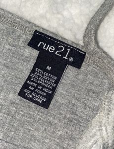 perfect fitted grey tank top