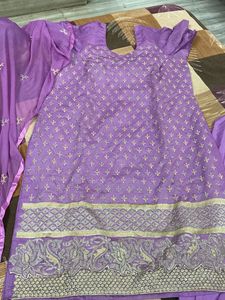 Partywear silk suit