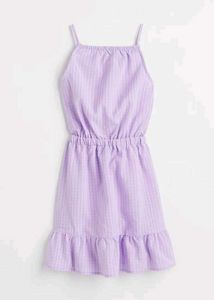 H&amp;M Cute Lilac Cut Out Dress