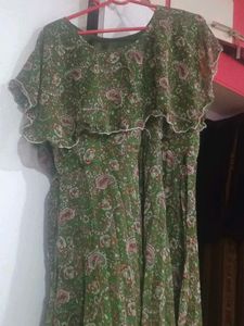 Green Floral Dress