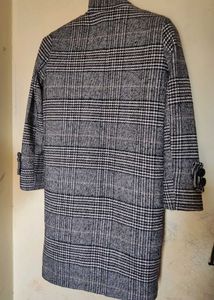 🧥Checked Overcoat..🎀