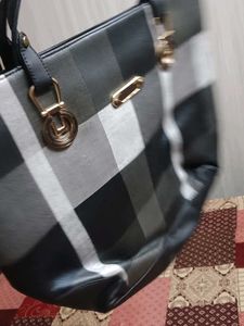 Checkered Tote Bag
