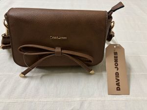🆕David Jones Brown Handbag/Sling Bag