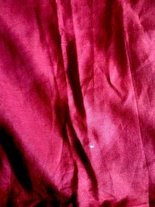 Maroon Polka Dot Detail Kurta