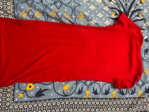 Red Zara dress