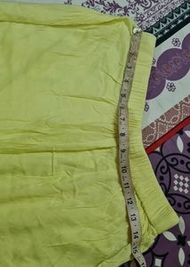 Lime Color Plazzo