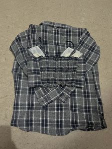 Shacket Shirt With Inner