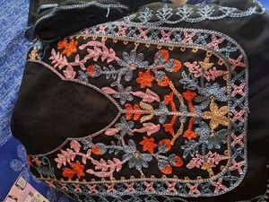 Designer Black Suit + Free Earrings