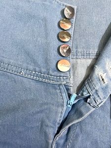 High Waist Light Blue Jeans