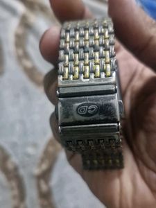 not working  Vintage Christian Design Quartz Watch