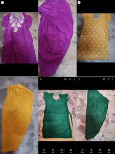 Combo Pack Heavy Work Party' Wear Punjabi Suit