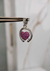 Heart Pendent Girls Silver