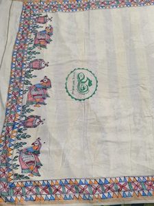 Hand-Painted Madhubani Dupatta