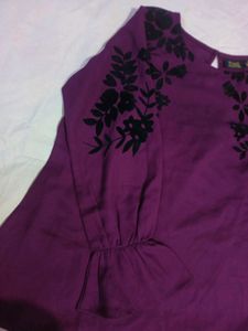 plusS Violet Designer Top