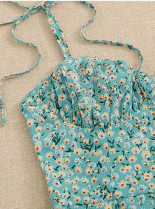 Aahwan Deep Neck Floral Dress