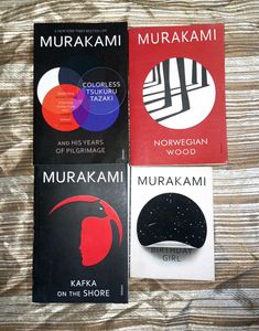 Murakami Books Combo Japanese Bestseller