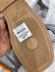 Hermes Men's Stylish Brown Sandals