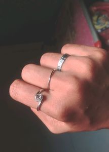 Aesthetic Unisex Rings&lt;3 Set Of 6