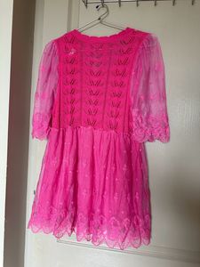 Hot Pink Womens Top- M