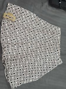 Geometric Print Skirt