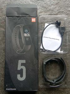 M5 Smart Bracelet and charging cables