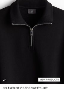 H&amp;m Black Sweatshirt