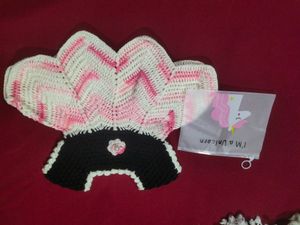 Winter Handknit Girl 1 Dress Only Pink